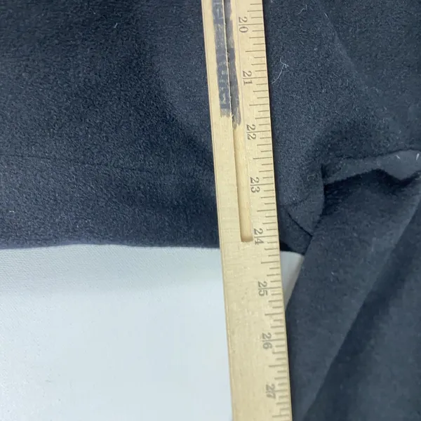 Vintage Calvin Klein Coat Womens 10 Black Wool Pea Coat Double Breasted Lined‎ - Image 6