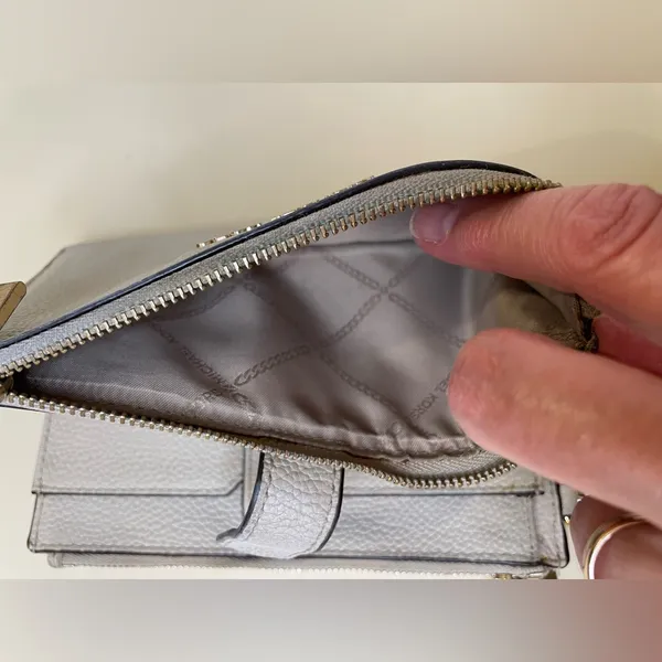 Michael‎ Kors Adele Double Zip Gold Tone Wristlet Wallet - Image 14
