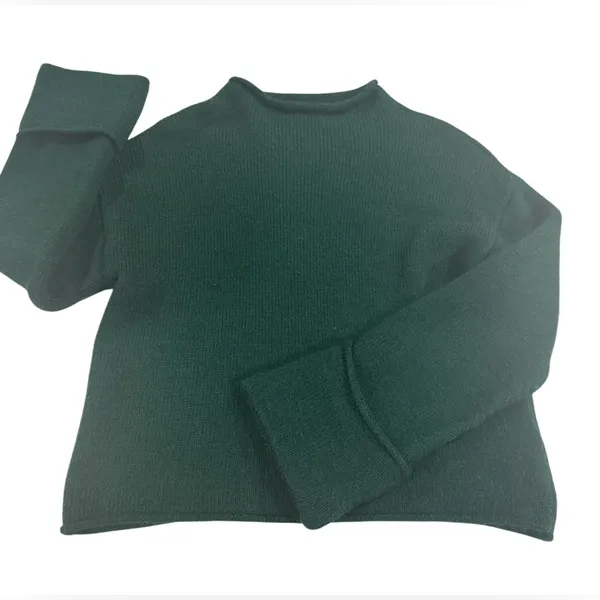 Anthropologie Forest Green Sweater Size XS - Image 3