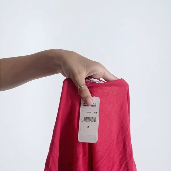 NWT Splendid Scoop Neck Open Back Pink Top - Image 4