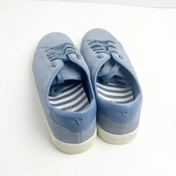 VIONIC Brinley Dusty Blue Suede Orthotic Lace Up Low Top Sneakers 9 Comfy Casual - Image 8