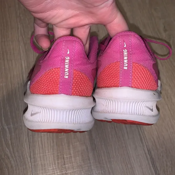 Nike Downshifter 10 Womens Athletic Running Sneaker Shoes Pink/White - Image 3