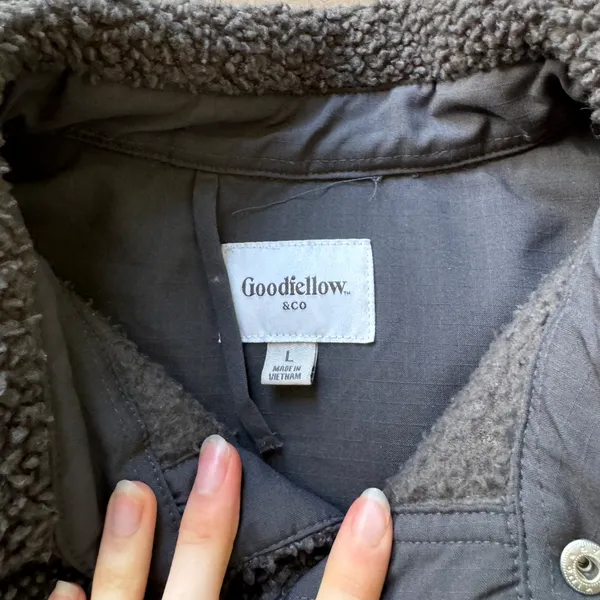 Goodfellow & Co Sherpa Long Sleeve Shacket - Image 5