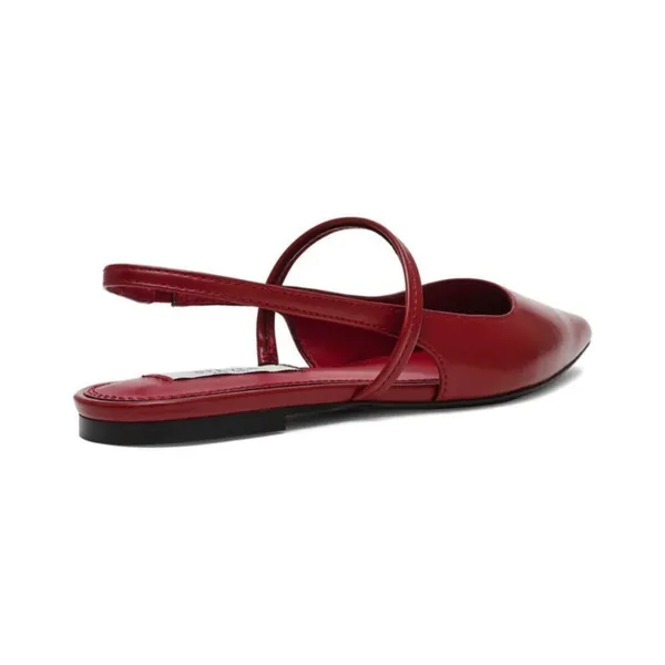 STEVEN by Steve Madden Deep Red‎ Mallory Flat Size 8.5 - Image 2