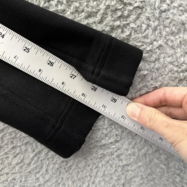 Lululemon Stretch Knit High Rise Pull On Pants Black Athleisure Women Small x 29 - Image 8