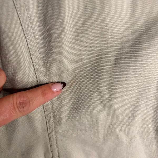 Columbia Women’s XL Canvas Utility Jacket Khaki Tan Full Zip Outdoor Field Coat - Image 3
