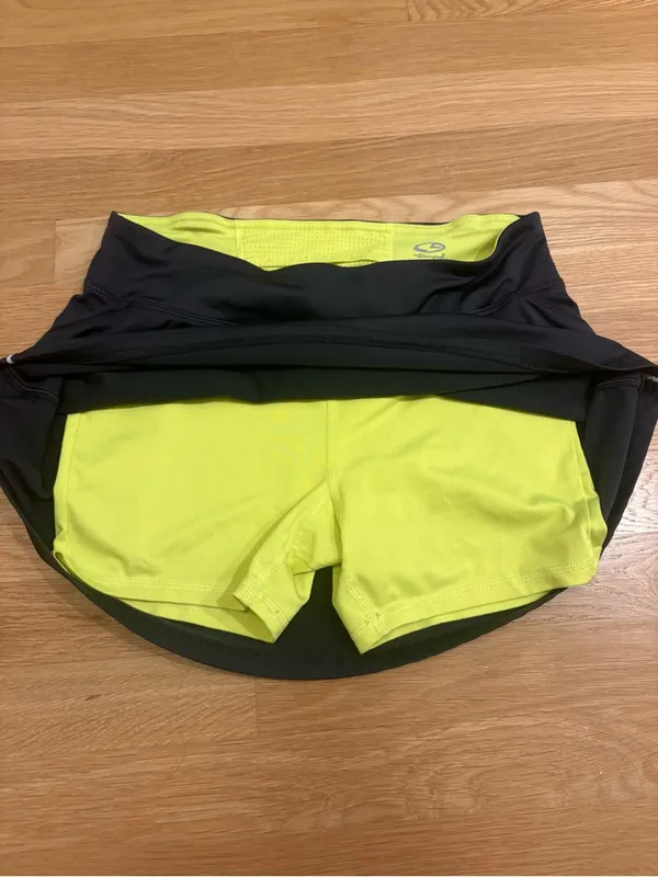 C9 By Champion Tennis Skort Yellow & Grey Athletic Skirt Size Small - Image 3