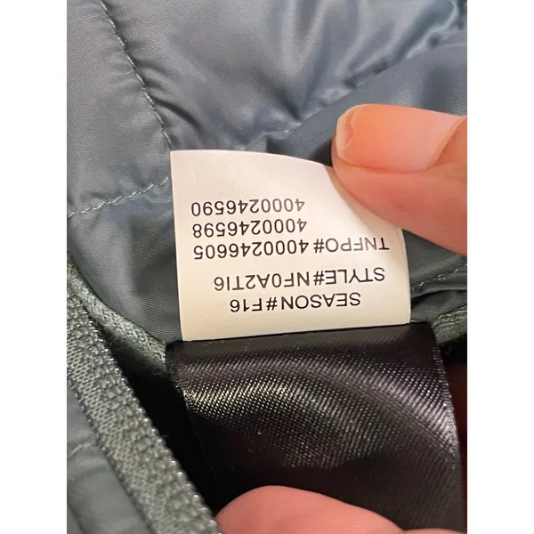 The North Face Endeavor ThermoBall Hybrid Hooded Jacket Green Small Goblin Blue - Image 10