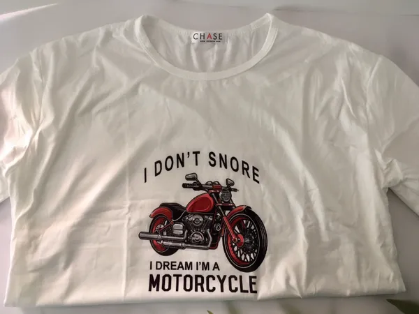 Motorcycle Shirt, XXL 🏍 White - Image 5