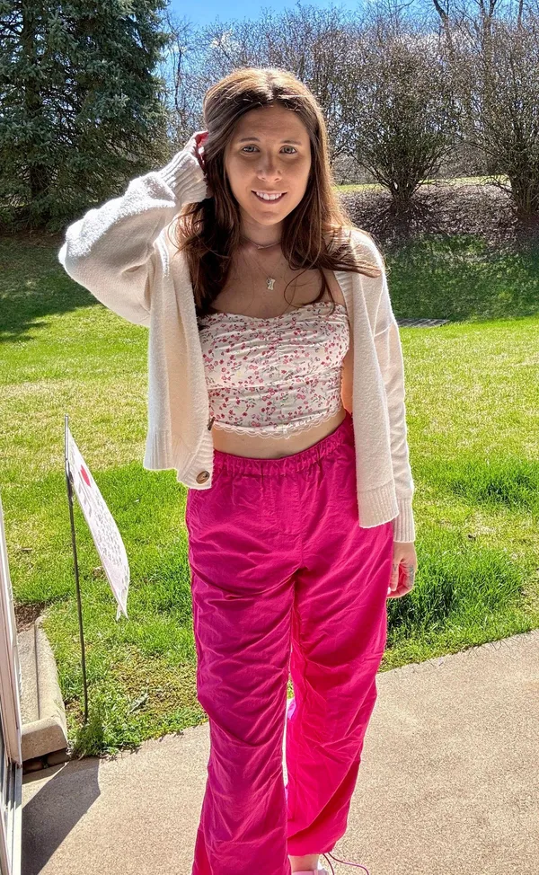Blue Blush Floral Bandana Top - Image 9