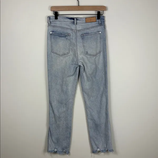 7 For All Mankind Edie Jeans Luxe Vintage Women’s Size 29 Stretch Light Wash - Image 6