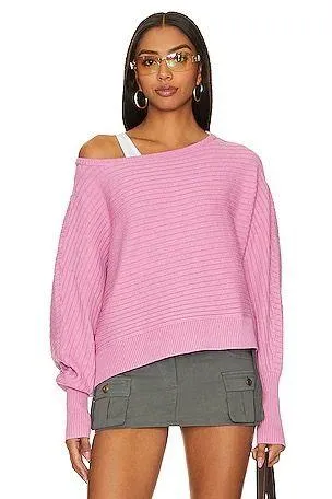 Free People Sublime Pullover in Sugar Magnolia - Image 4