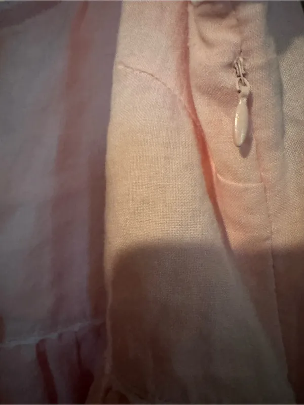 NWT Olivaceous Pink Puff Sleeve Babydoll Mini Dress with Pockets - Size S - Image 7