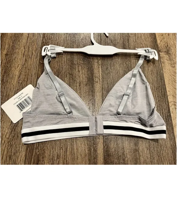 French Affair Bra, Small, Gray, Adjustable Straps, NEW - Image 5