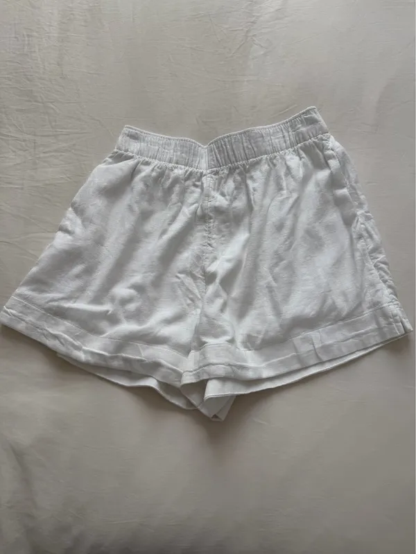 Abercrombie & Fitch Linen Blend Pull-on Shorts - Image 2