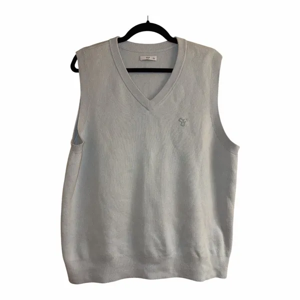 ✨Aritzia TNA Moore Sweater Dune Blue Sz Large Vest✨ - Image 6