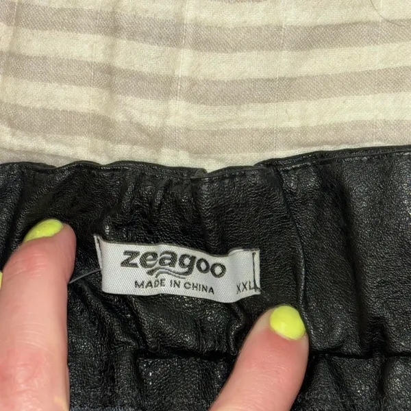 Zeagoo faux leather skirt - Image 3
