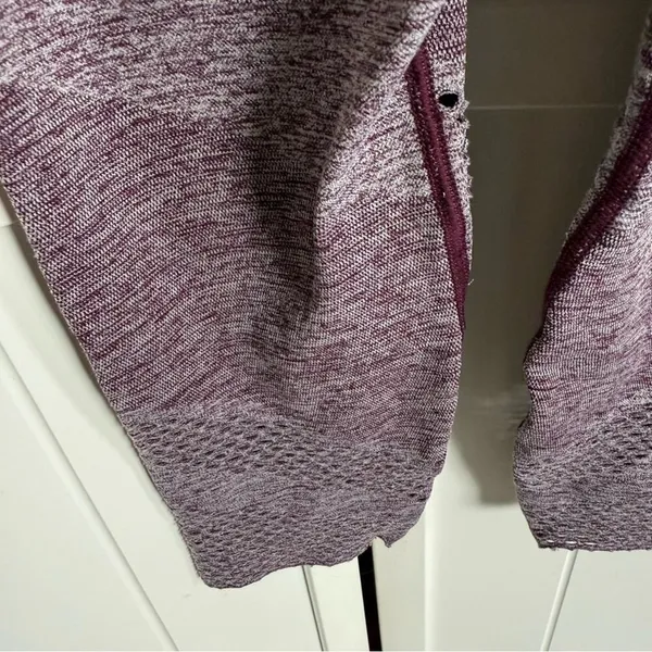 PINK Victoria's Secret‎ Seamless High Rise Leggings XS Heathered Mauve Mesh - Image 7