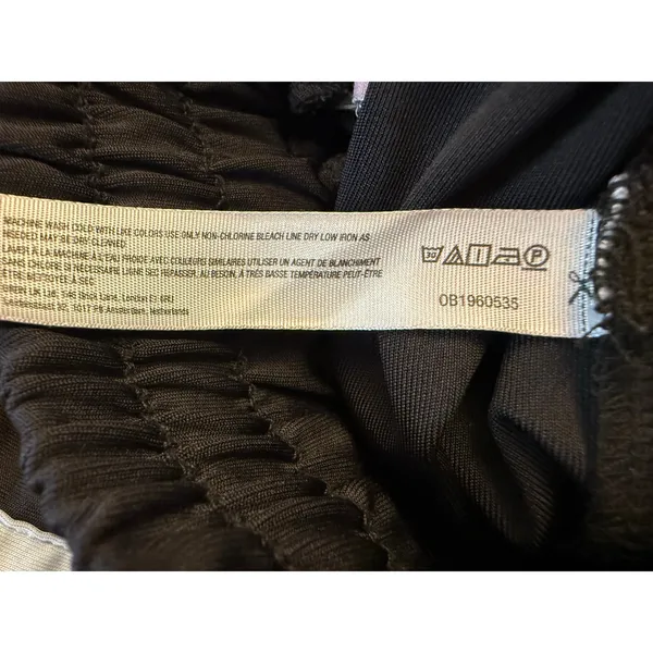 Daily Practice Anthropologie Side Stripe Track Pants XS Black Wide Leg Pull On - Image 11