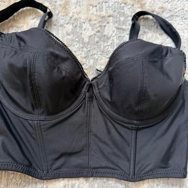 urban outfitters black bustier corset crop top - Image 5