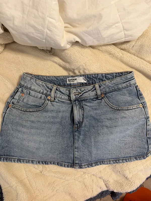 Garage Jean Skirt Mini - Image 2