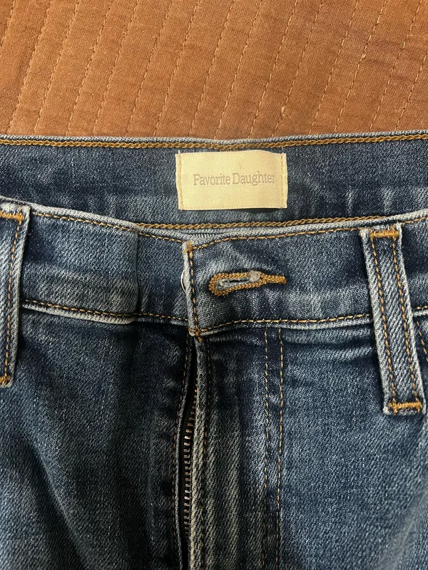 Favorite Daughter Valentina Super High-Rise Jeans Blue - Image 2
