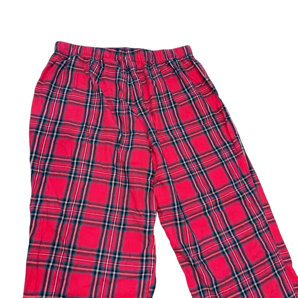 Victoria's Secret Red Plaid Pajama Set Sleepwear Women's Size‎ S - Image 12