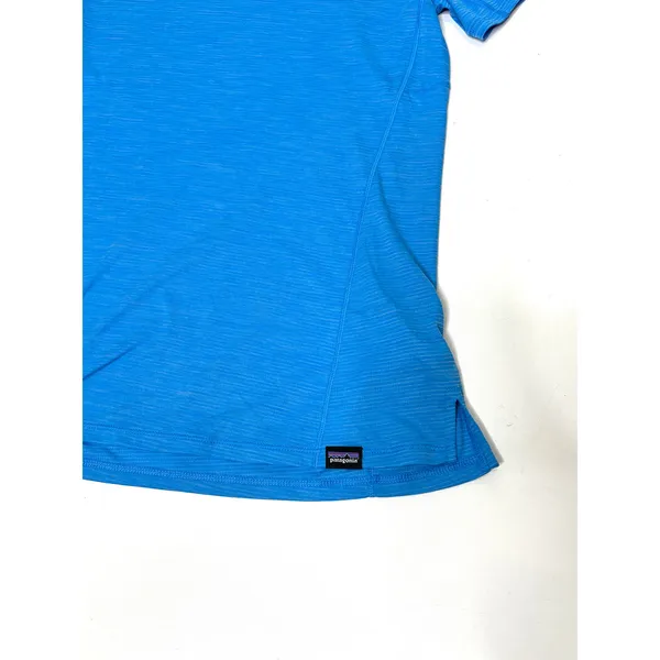 Patagonia Capilene Cool Lightweight Scoop Neck Short Sleeve Shirt Blue XS - Image 2
