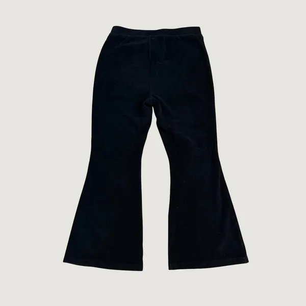 Aerie Ribbed Velvet Flare Pull On Pants L Wide Leg Lounge Boho - Image 3