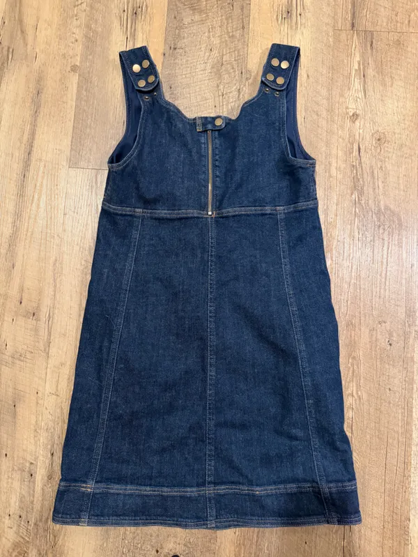 Anthropologie Pilcro Denim Snap-Front Mini Dress XXS - Image 8