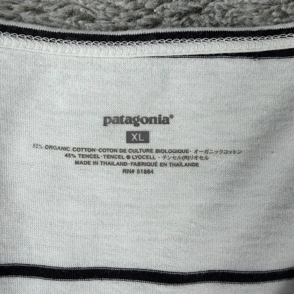Patagonia Striped V-Neck Women's XL - Image 2