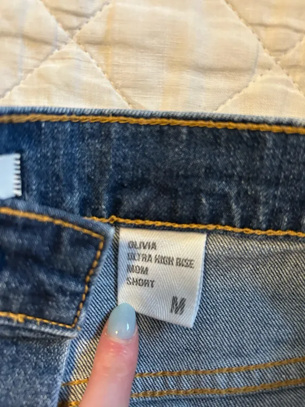 High Rise Denim shorts Blue Size M - Image 3