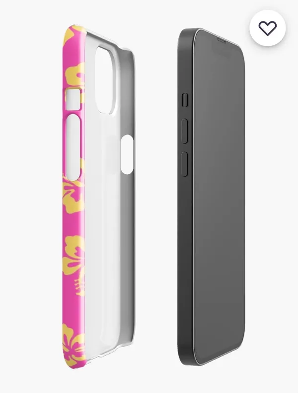 Hibiscus Flower Aloha iPhone 14 Pro Case Multi - Image 3