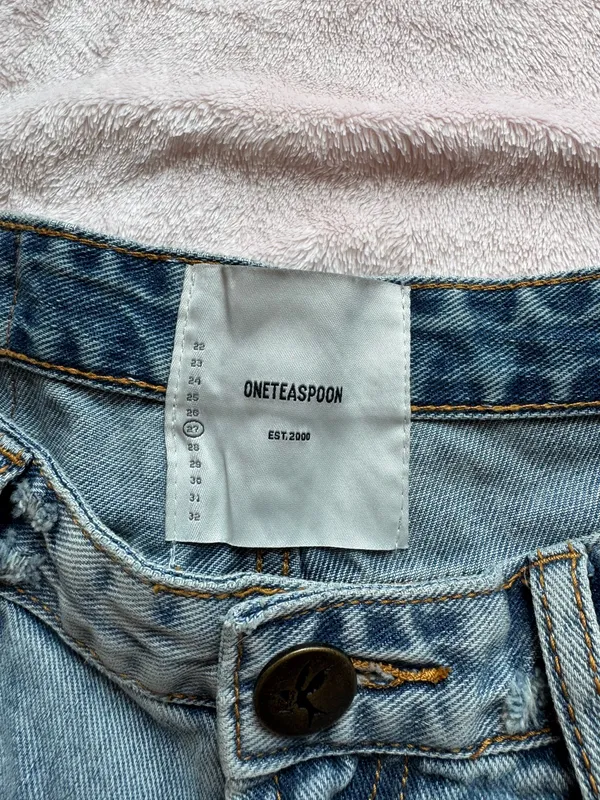 One Teaspoon Denim Shorts Distressed Women’s - Image 3