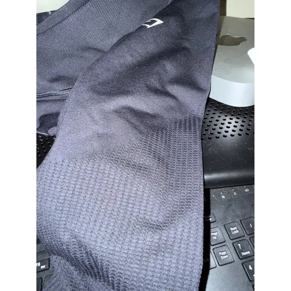 Gymshark Training Seamless Leggings Black Womens Activewear Workout Size XS‎ - Image 6