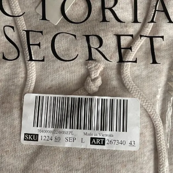 VICTORIA'S SECRET PINK Everyday Fleece Cropped Hoodie, Large - Image 5