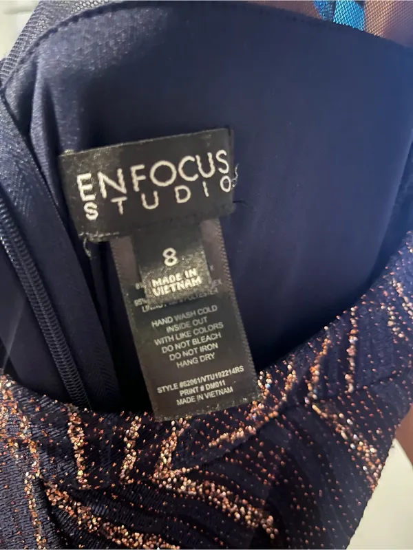 Enfocus Studio Black Sequin Mesh Maxi Dress - Image 7