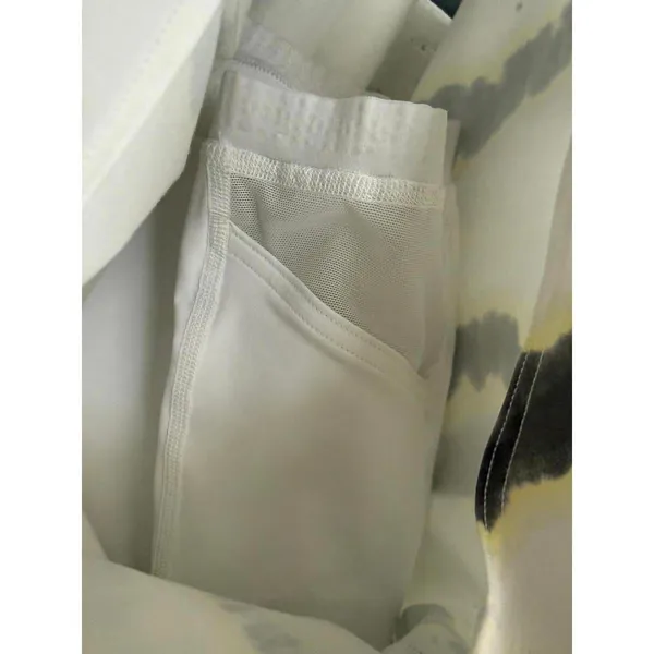 Lululemon White Tie-Dye Athletic Skort with Inner Shorts - Image 3