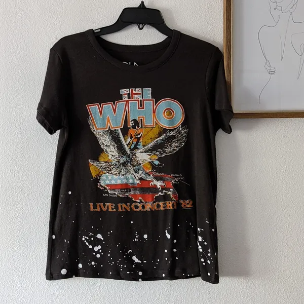 {Chaser} x Anthropologie Brand New The Whoo Tee - Image 3