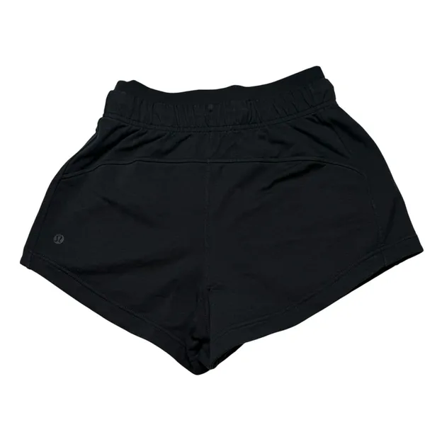 Lululemon Inner Glow Short High Rise 3" Terry Black - Image 4