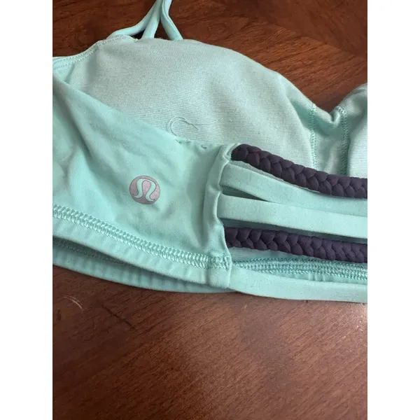Lululemon Women’s Alight Bra, Sport Bra, Ocean Blue Size 6 - Image 8