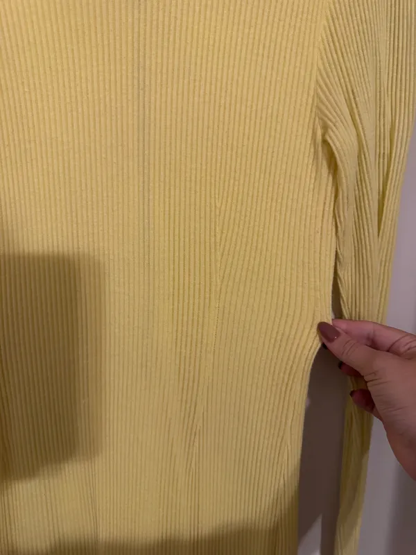 NWOT Rag & Bone Knit Yellow Dress - Image 4