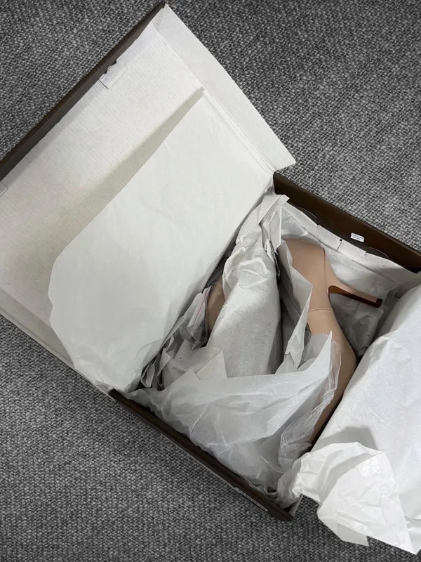 Brand New Linea Paolo Polina-L Blush Pink Nappa Leather Heels 7.5M - Image 7