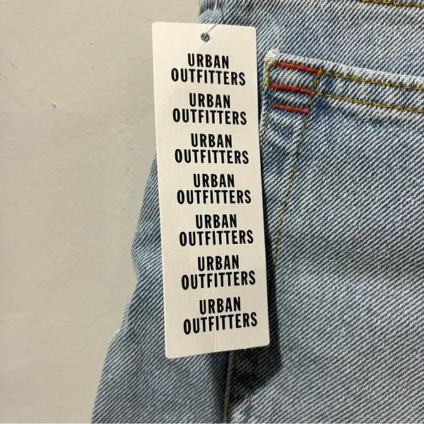 BDG Urban Outfitters‎ Denim Essential Midrise Esse Shorts 25 Blue Wash Cutoff - Image 6