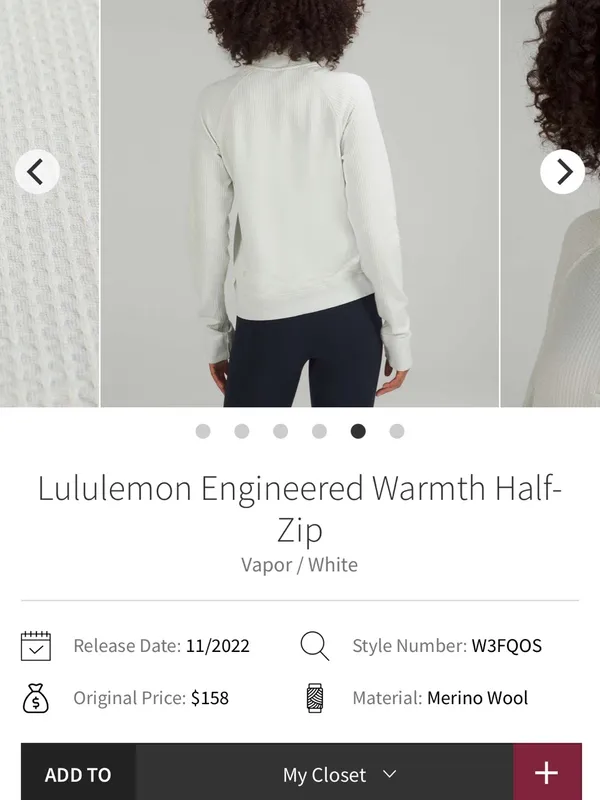 Lululemon half-zip sweater - Image 5
