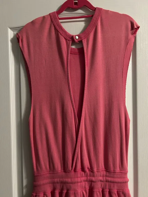 Free People Movement Throw And Go Onesie in Claret Pink - Image 4
