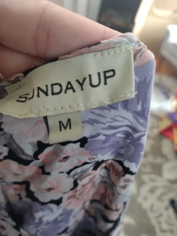Sunday Up Lavender and Blush Floral Dress - Image 4