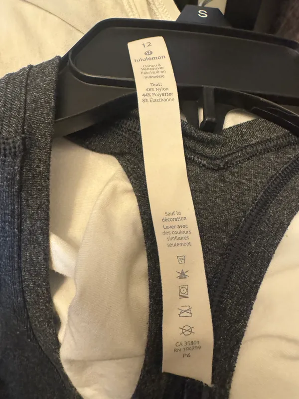 Lululemon Charcoal Tank - Image 6