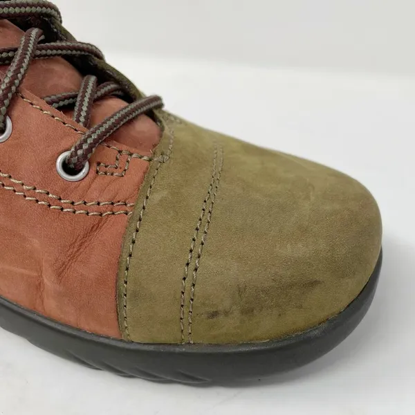 Klogs Leather Nubuck Lace Up Myra Sneakers Womens Size 7 Red Green - Image 6