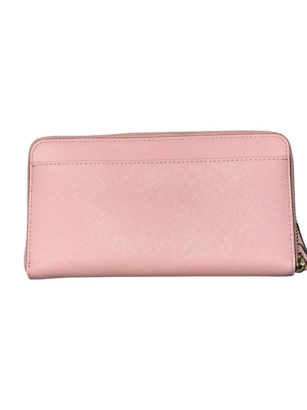 Kate Spade Laurel Way Neda Saffiano Leather Zip Around Wallet Dusty Peony Pink - Image 2